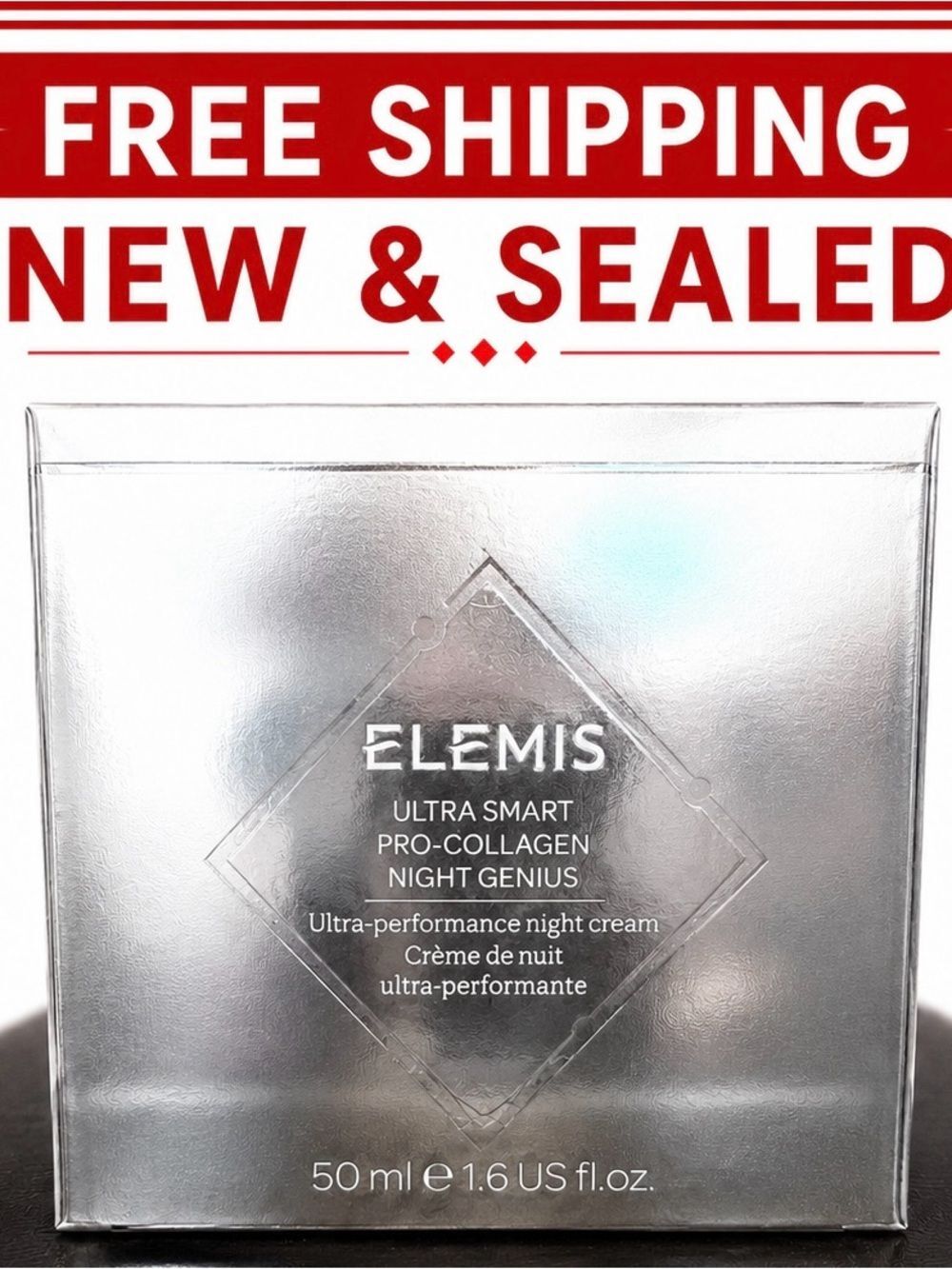 ELEMIS Pro-Collagen Night Genius Cream 50ml New Sealed Anti Aging